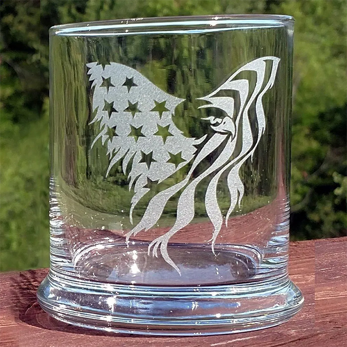 patriotic glass