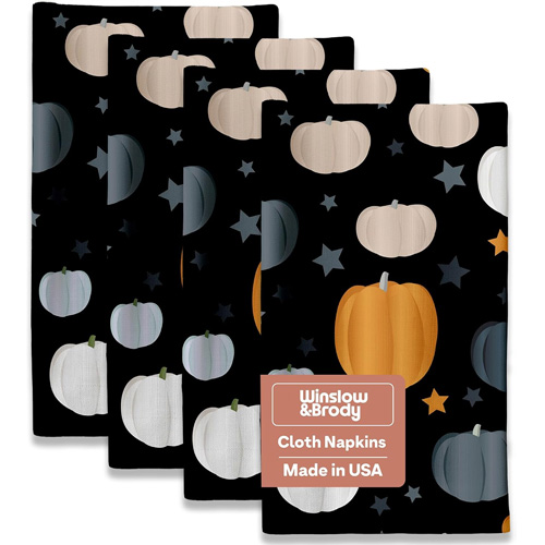 brown napkins