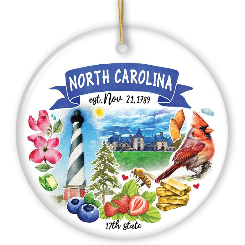 north carolina ornament 