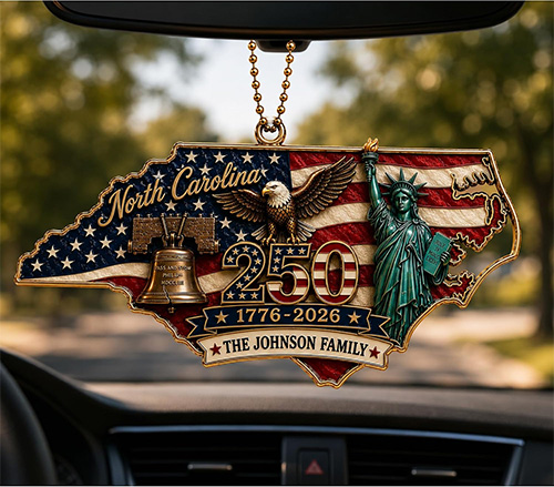 north carolina ornament 2