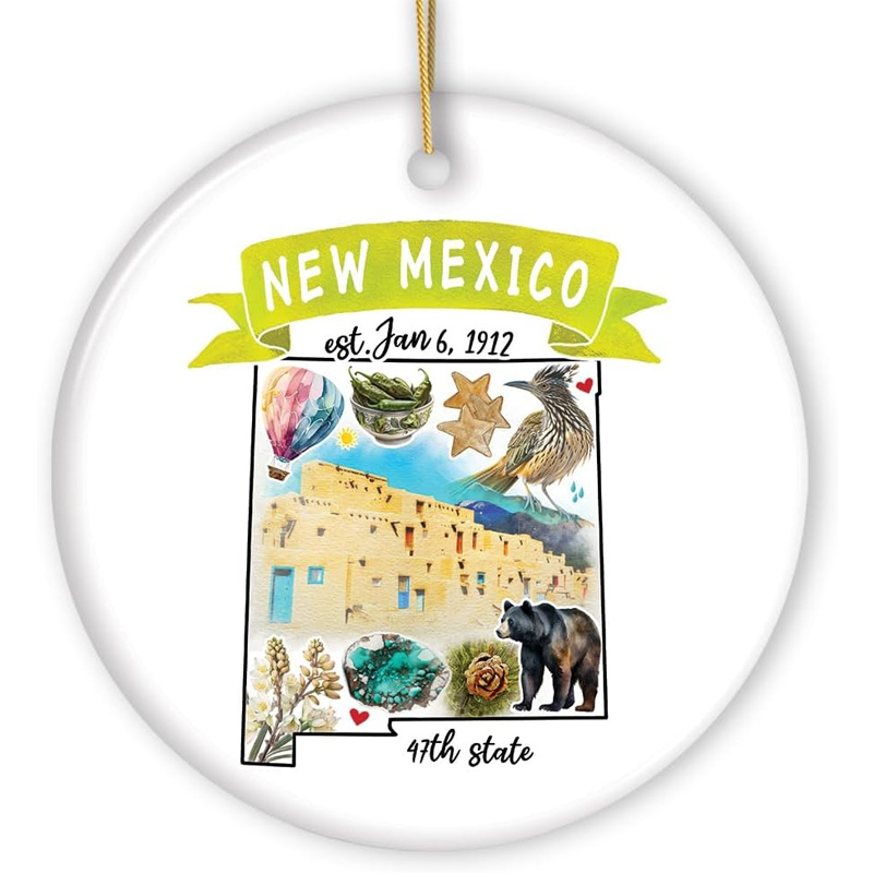 new mexico story telling ornament