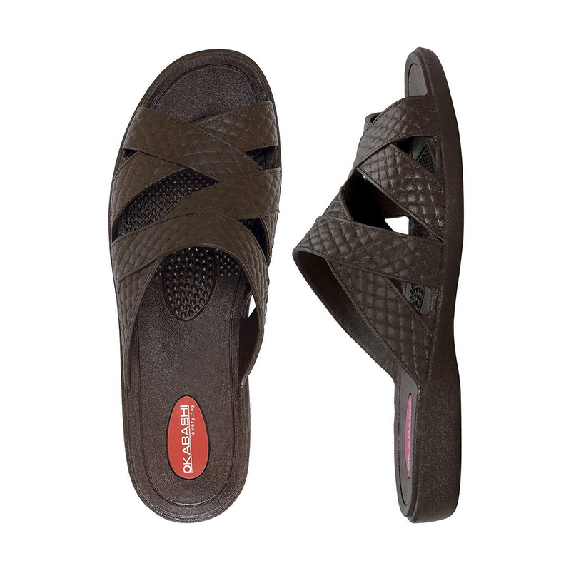 okabashi cross strap sandal