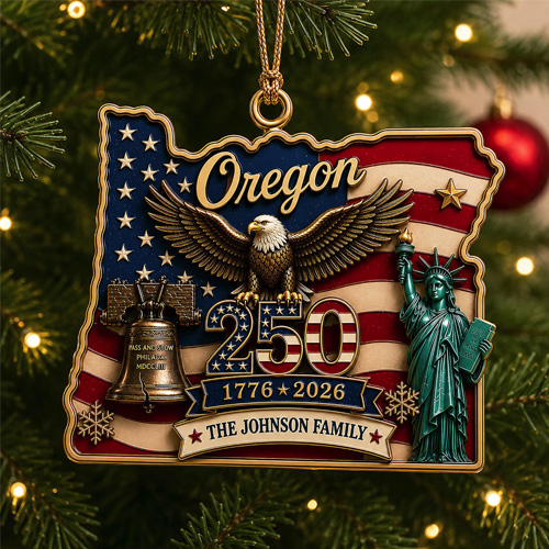 oregon christmas ornament 1