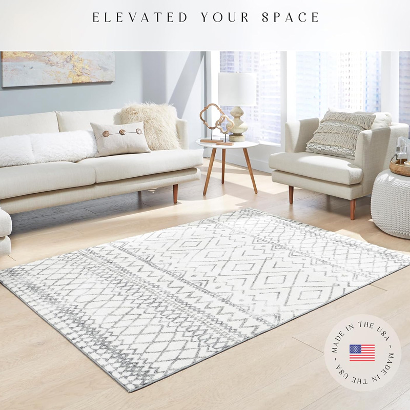 diamond modern rug
