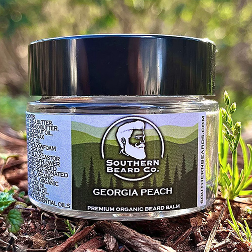 peach beard balm