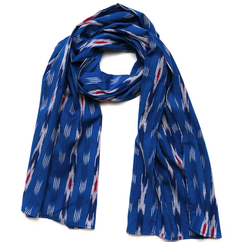 blue spring scarf
