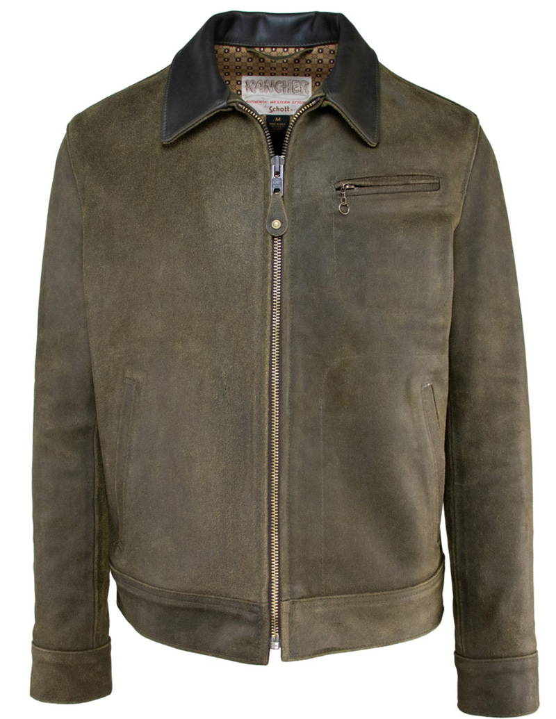 waxy cowhide jacket