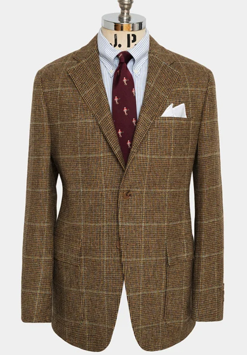 windowpane sport coat