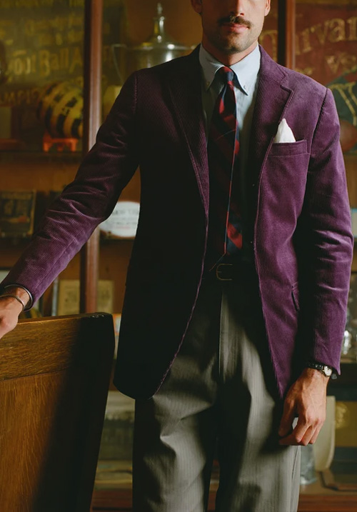linen plaid sport coat
