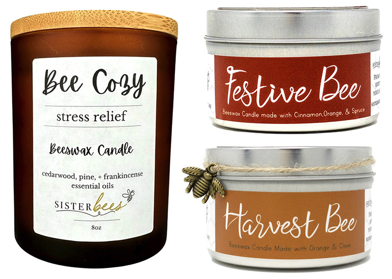 sister bees candles