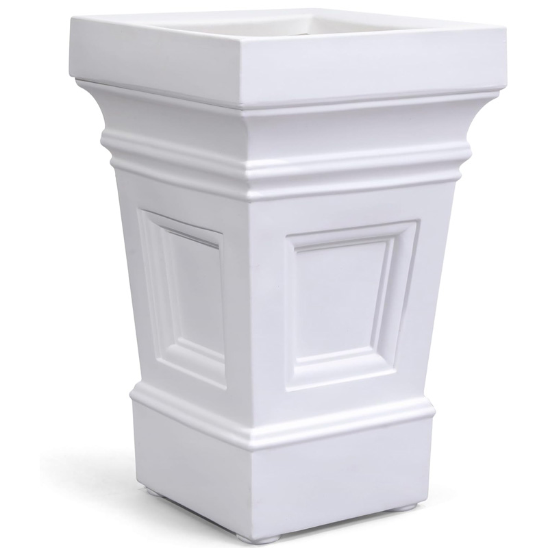 blue 24 inch planter