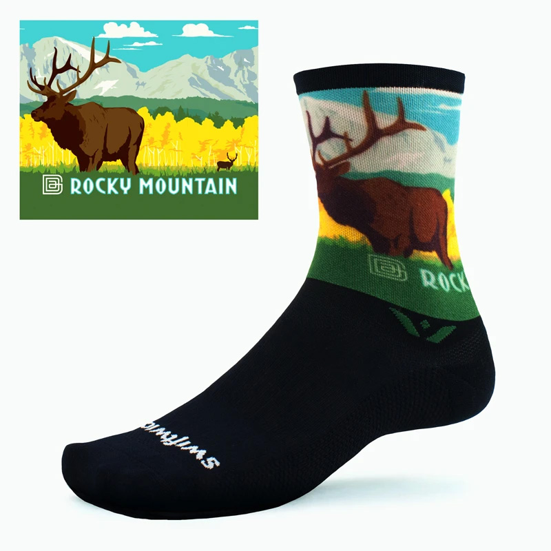 rocky mountains socks