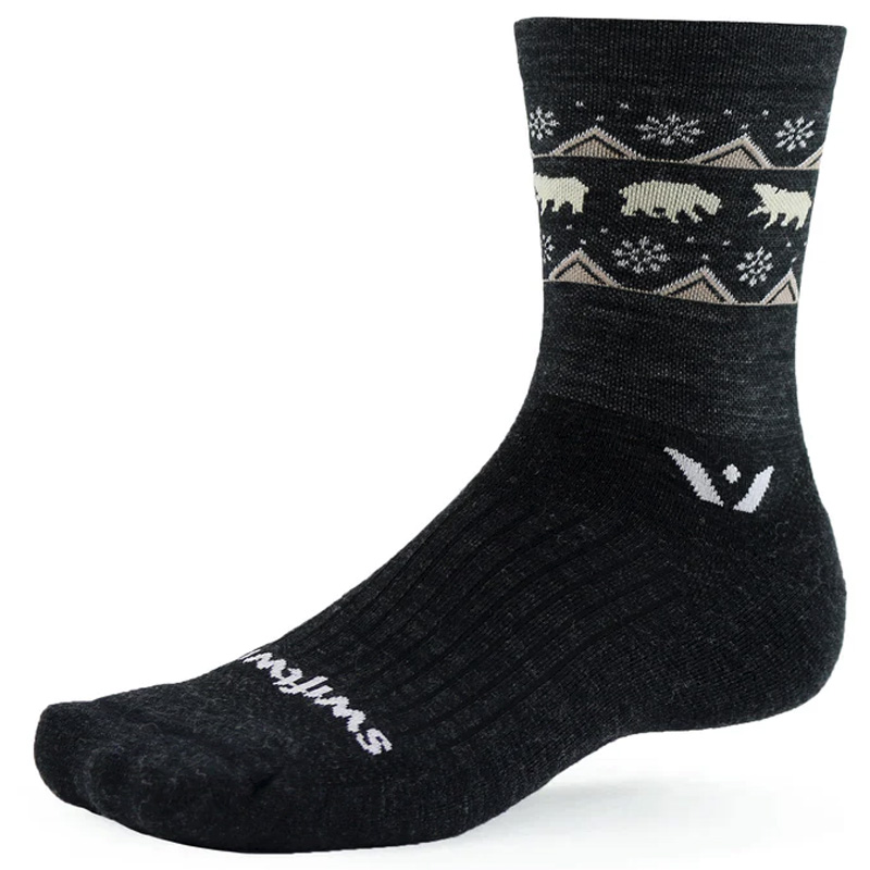 navy winter socks