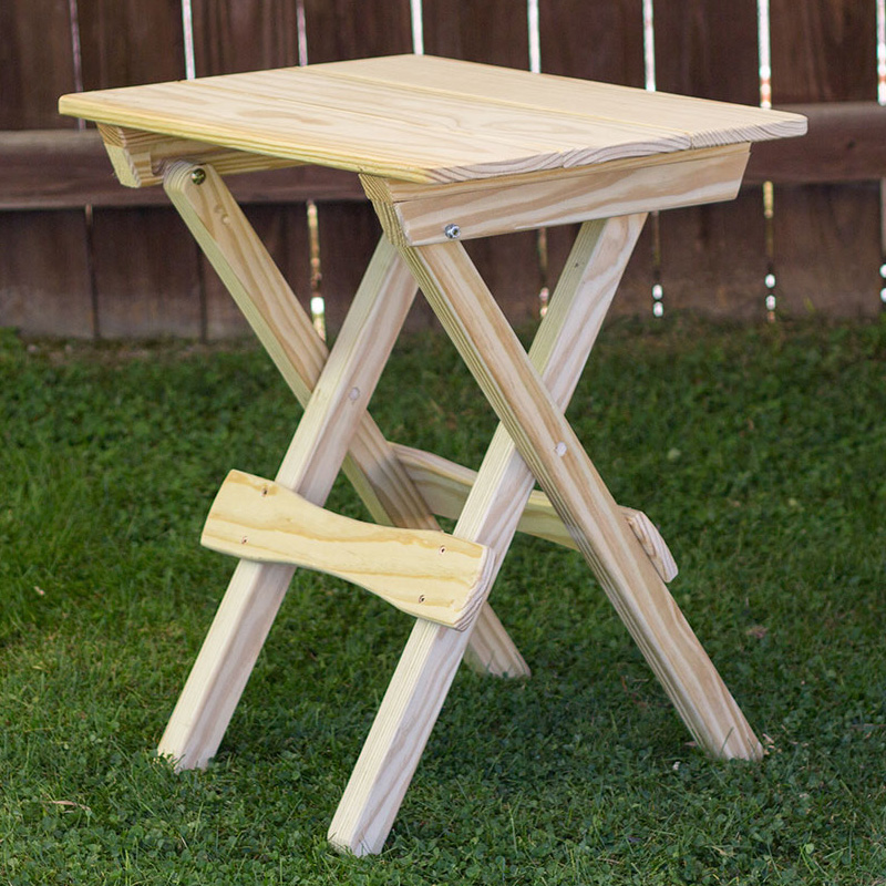 pine folding table 4