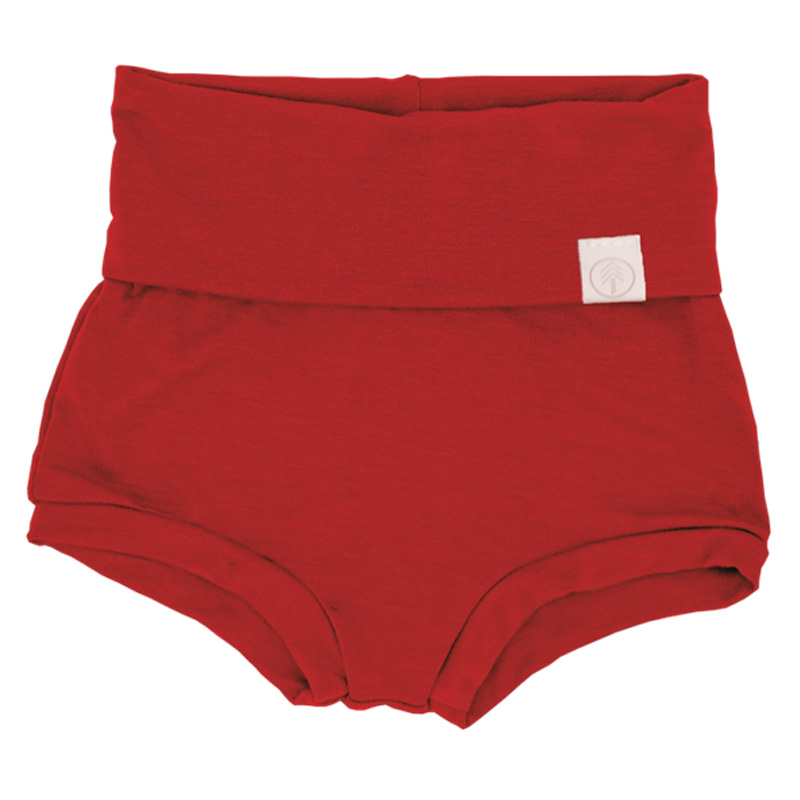 baby bloomers red