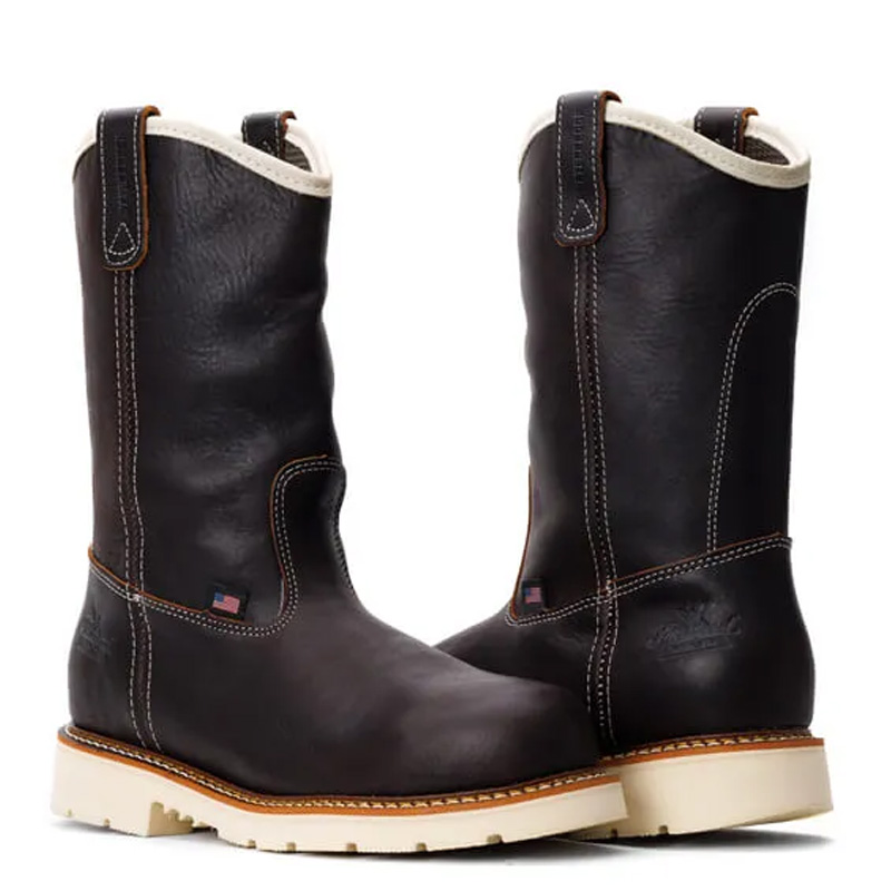 black waterfroof boot