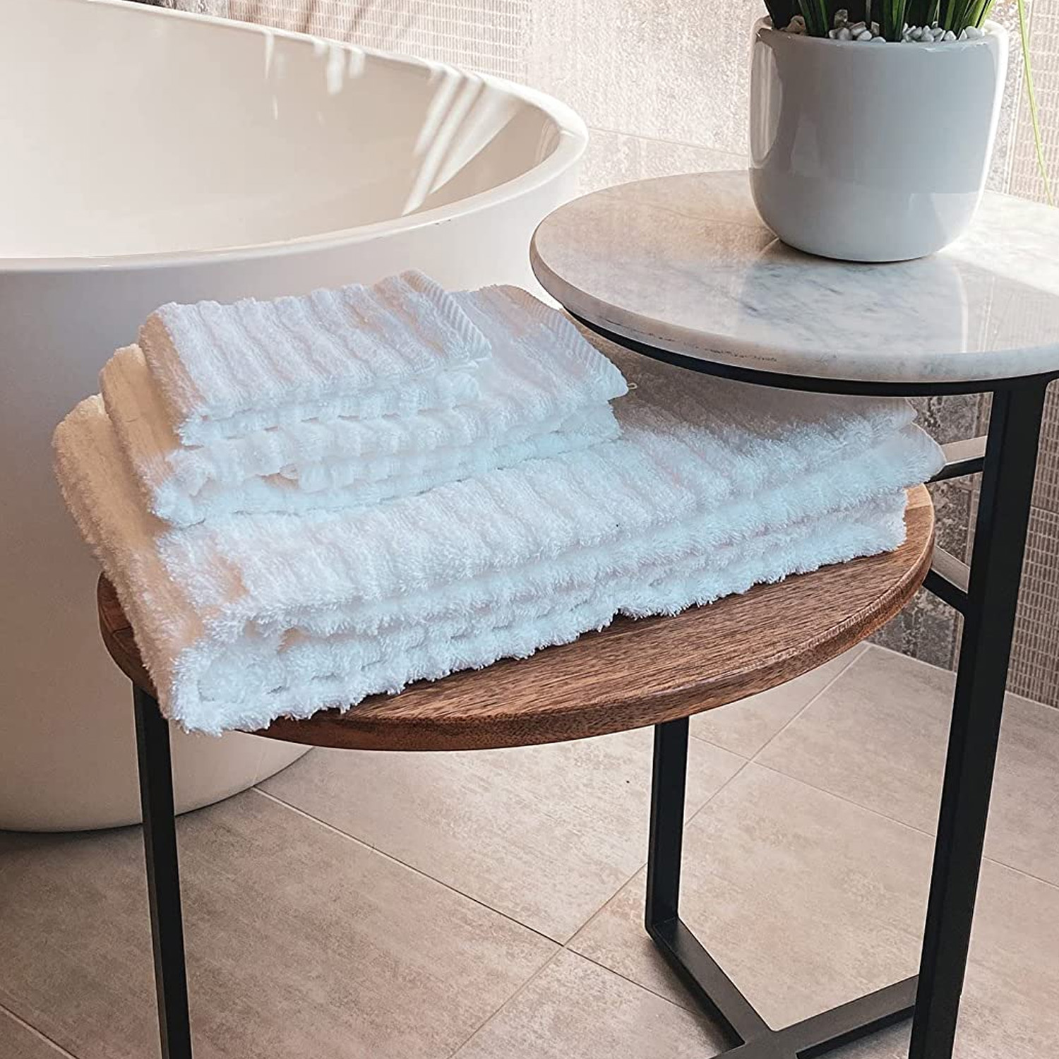 ribbed set of 6