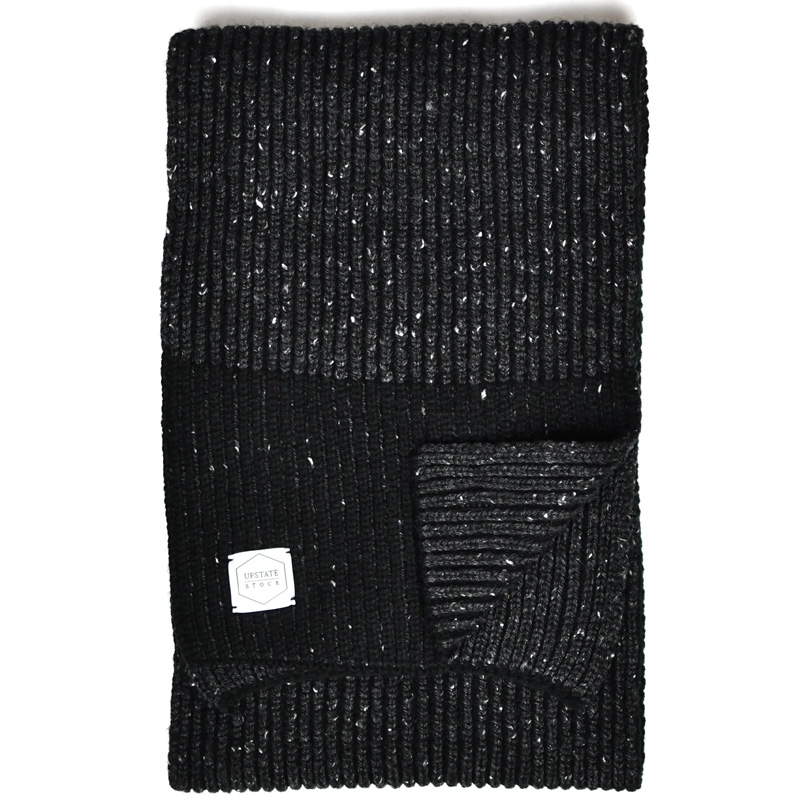 black tweed scarf