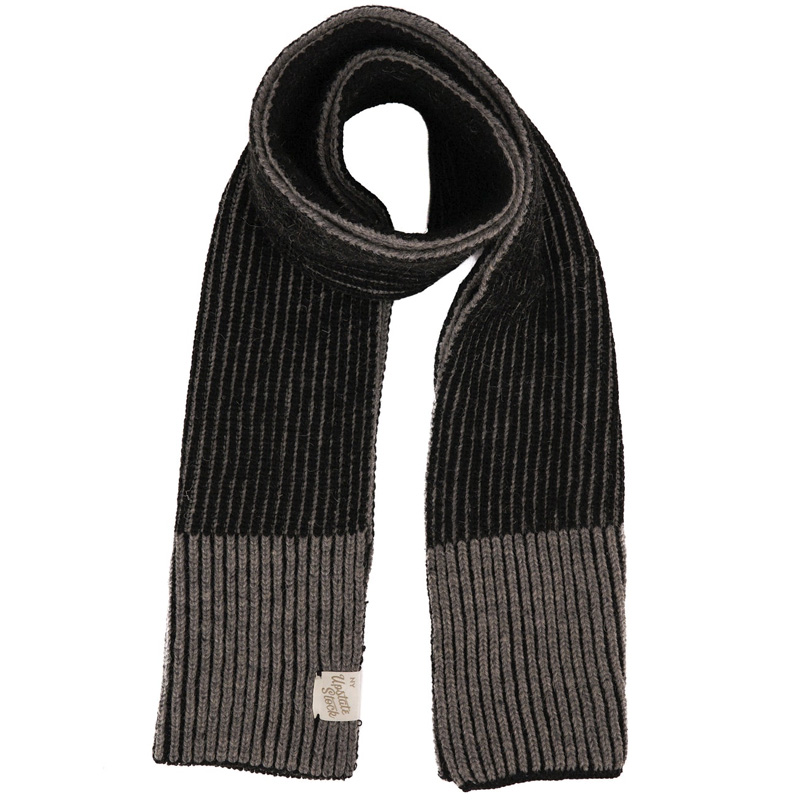 grey tweed scarf
