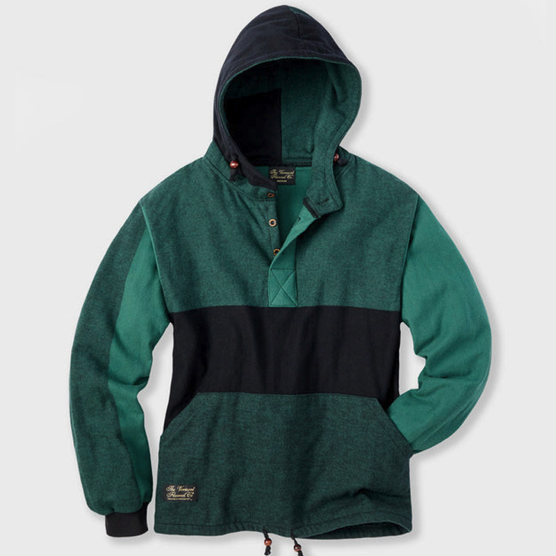patch work hoodie