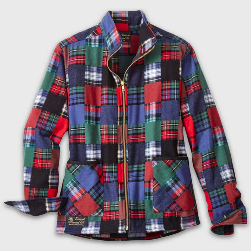 hooded flannel jacket