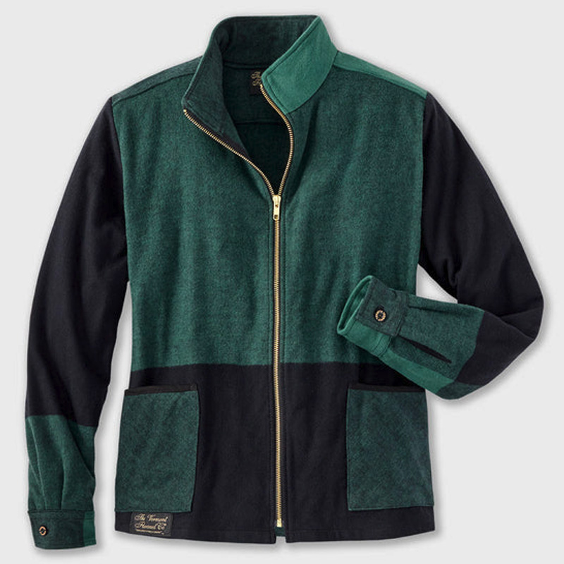hooded flannel jacket
