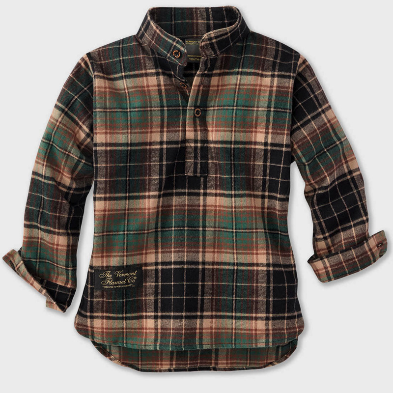 hooded red buffalo shirt
