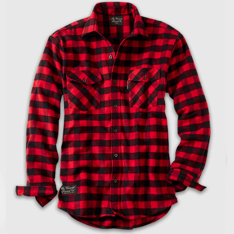 patchwork flannel shirt