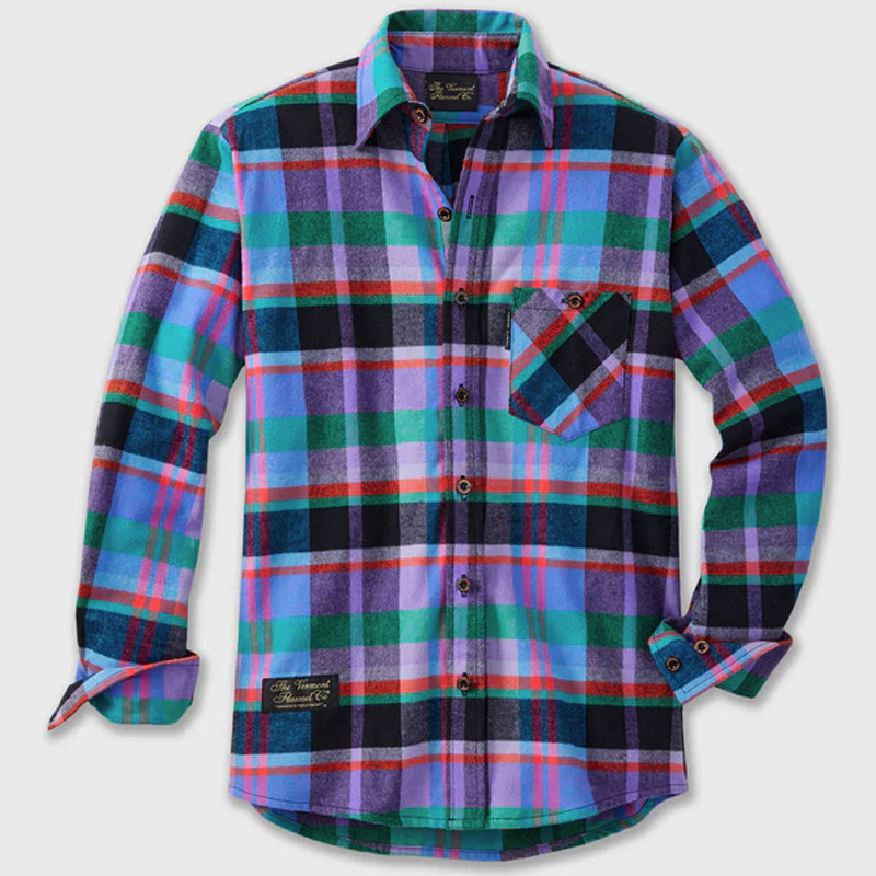 fittet flannel shirt