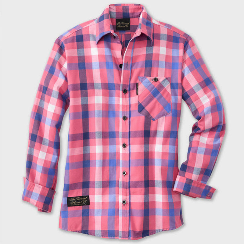 patchwork usa flannel shirt