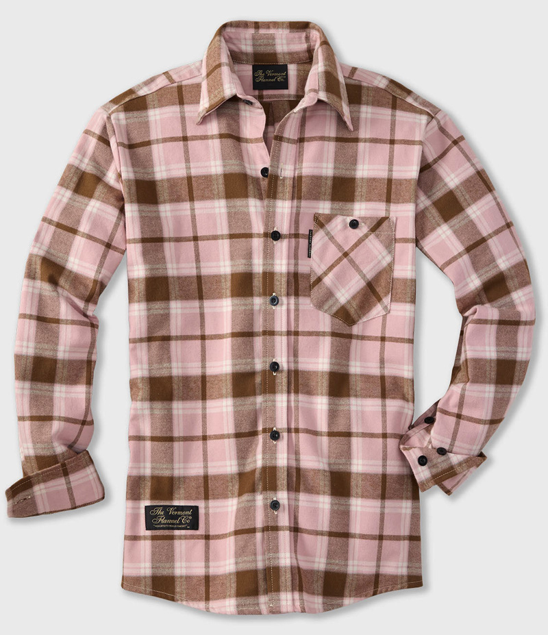 patchwork usa flannel shirt