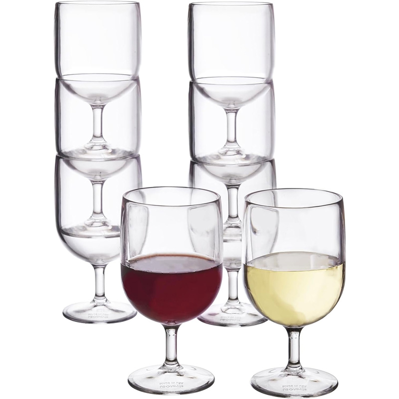stackable wine glasses