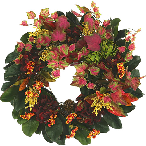 berries and mongolia wreath